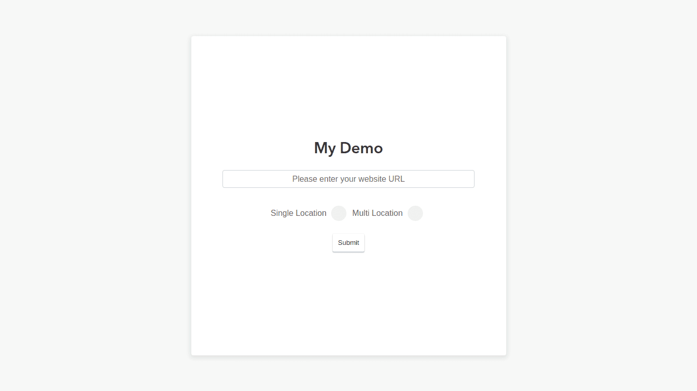 Screenshot of iframe website viewer