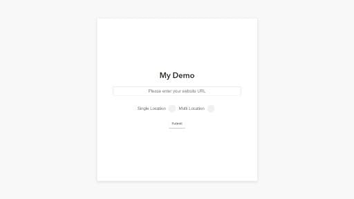 Screenshot of iframe website viewer