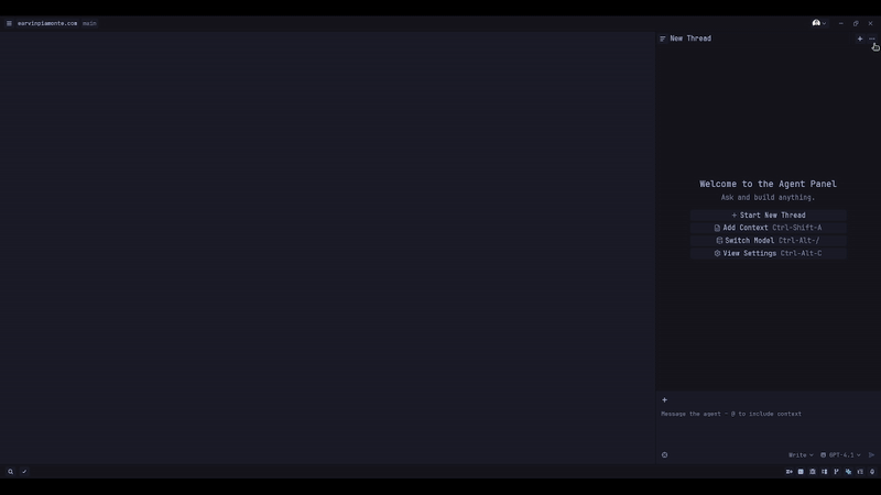 A screencast of adding the Atlassian MCP server in Zed, part 1